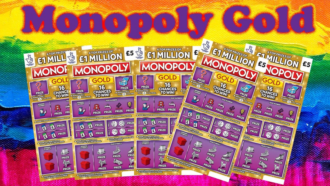 😍 New Monopoly Gold Scratchcards 😍 UK scratch cards 💰