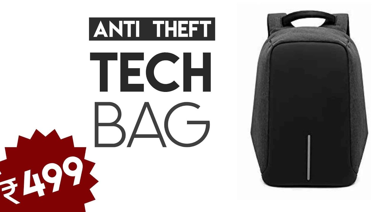 Best Cheap Tech Backpack in India 2019 | Cheapest Anti Theft Tech Bag Under 500