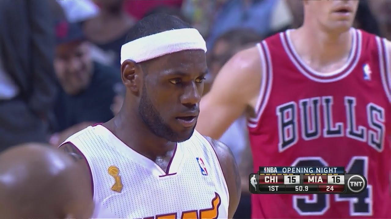 LeBron James Full Highlights vs Bulls - 17 Points 8 Assists (2013.10.29) (OPENING NIGHT)