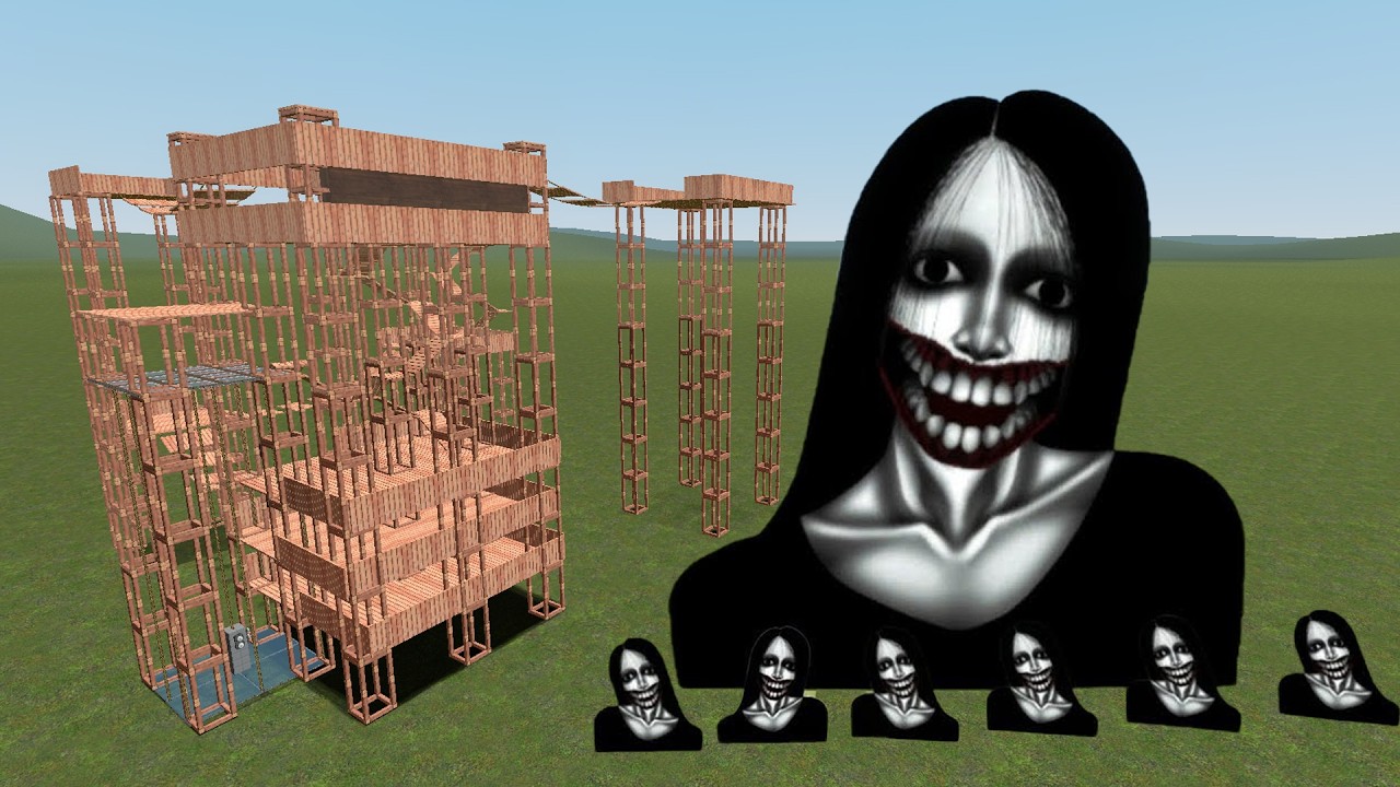 Kuchisake Onna Vs Towers In Garry's Mod