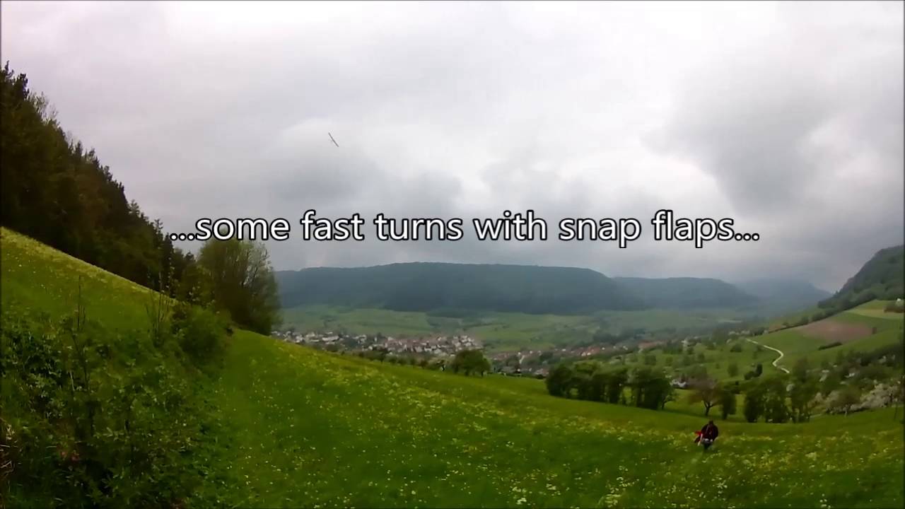 AXN floater - snap flaps and crow brake