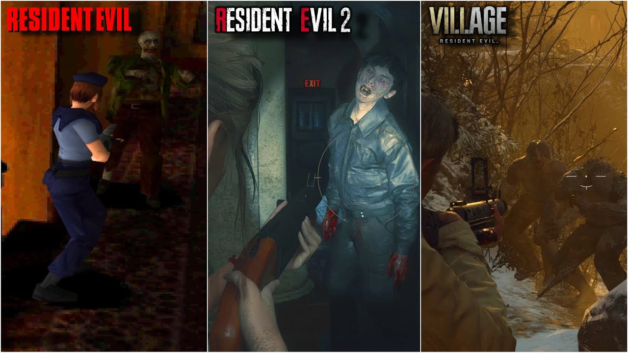 Grenade Launcher In Every Main Resident Evil Games