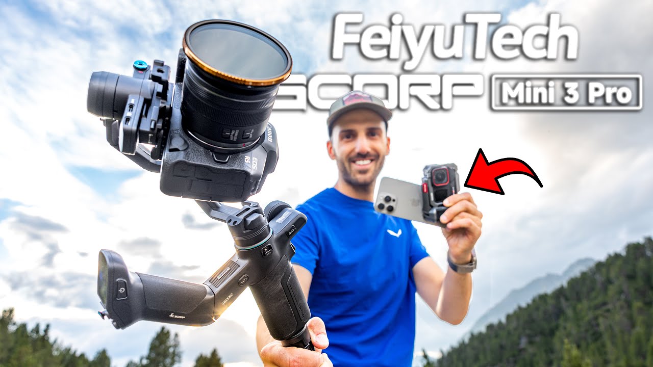 Questo stabilizzatore è UNIVERSALE: Smartphone - Action Cam - Camere | Feiyu SCORP Mini 3 Pro