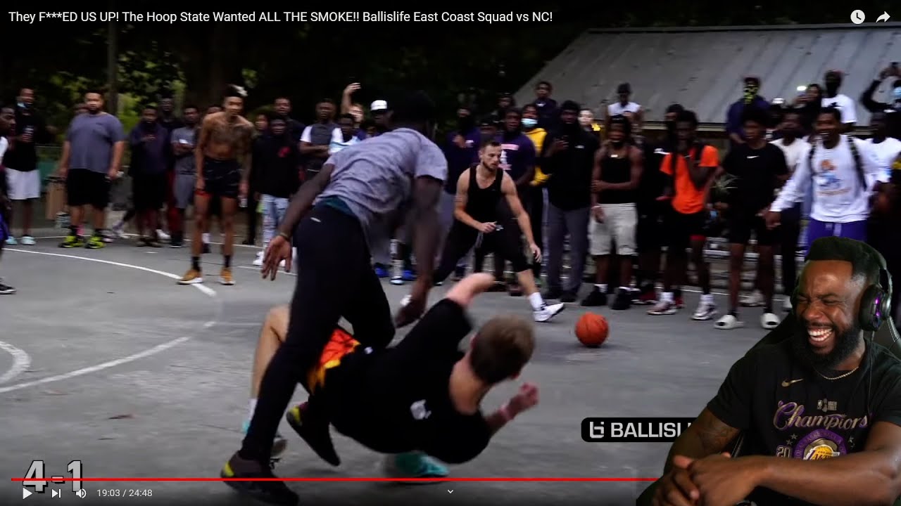 NC GOT THE MOST SAVAGE HOOPERS LOL! They Wanted All The SMOKE! Ballislife East Coast Squad
