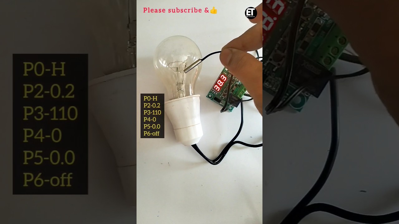 How to do W1209 12V DC Digital Temperature Controller connection#et.technical