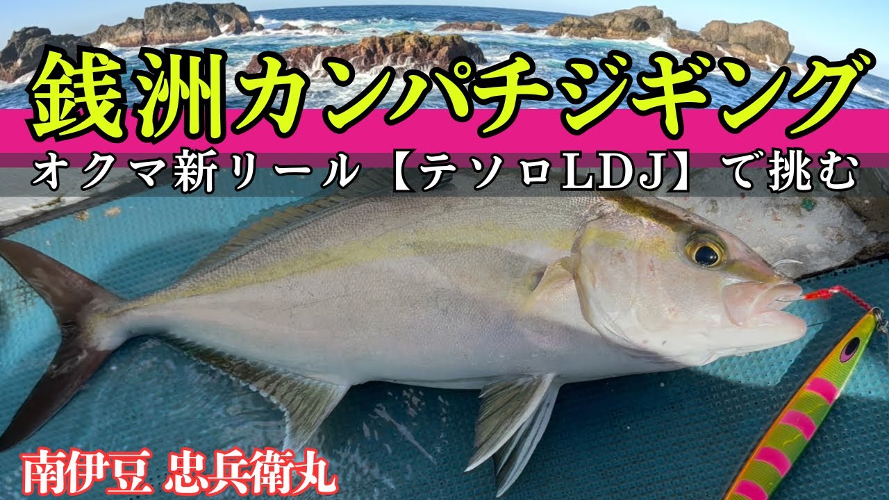 【銭洲遠征】オクマ新リール【TESORO LDJ】でカンパチジギング
