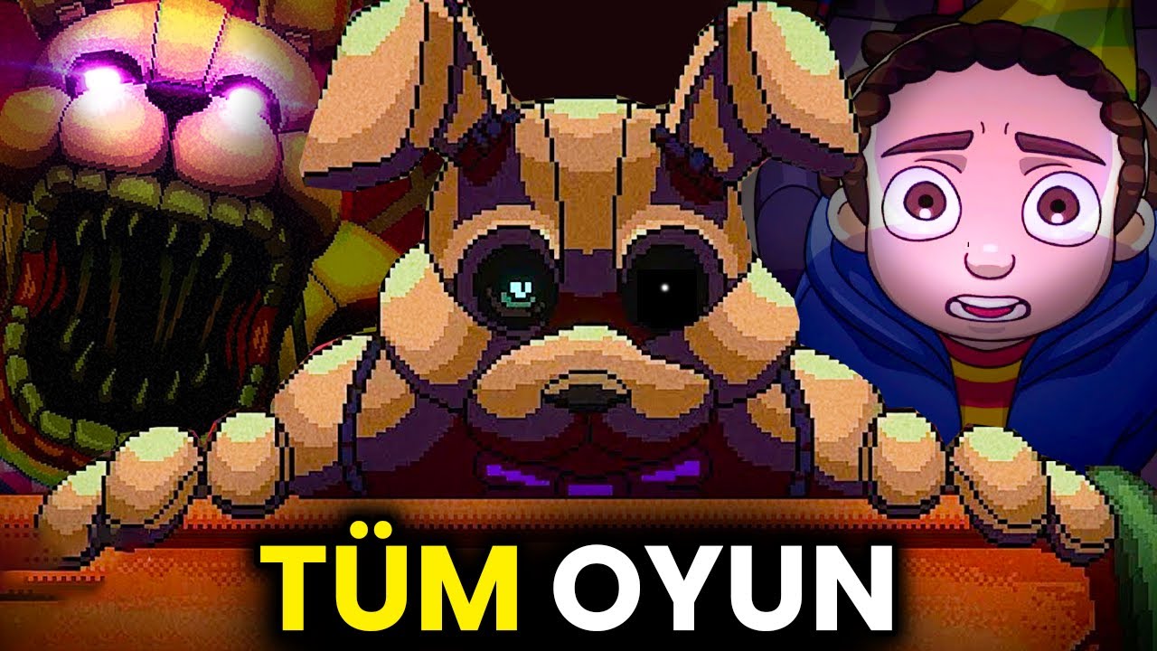 FNAF YENİ OYUNU FULL OYNANIŞ (Tüm SONLAR) - Five Nights at Freddy's: Into the Pit