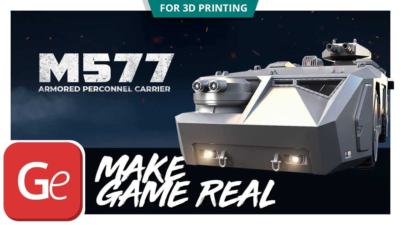 M577 APC 3D Printing Model | Make Game Real