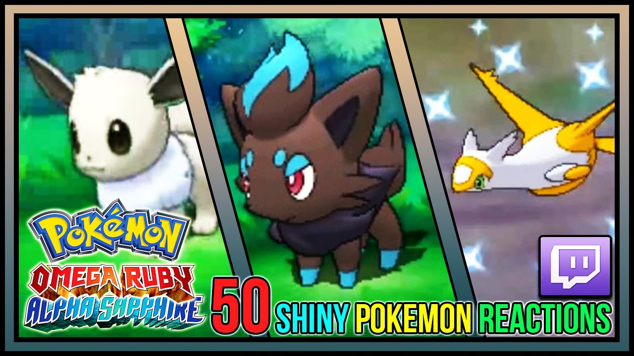 50 LIVE SHINY POKEMON REACTIONS! Pokemon Omega Ruby & Alpha Sapphire Shiny Pokemon Montage