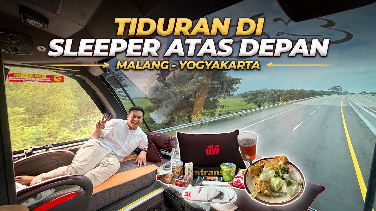 MULAI Rp 210.000 Malang Ke Yogya Naik Bus Tingkat Se-Mewah ini 😍 MTrans #2