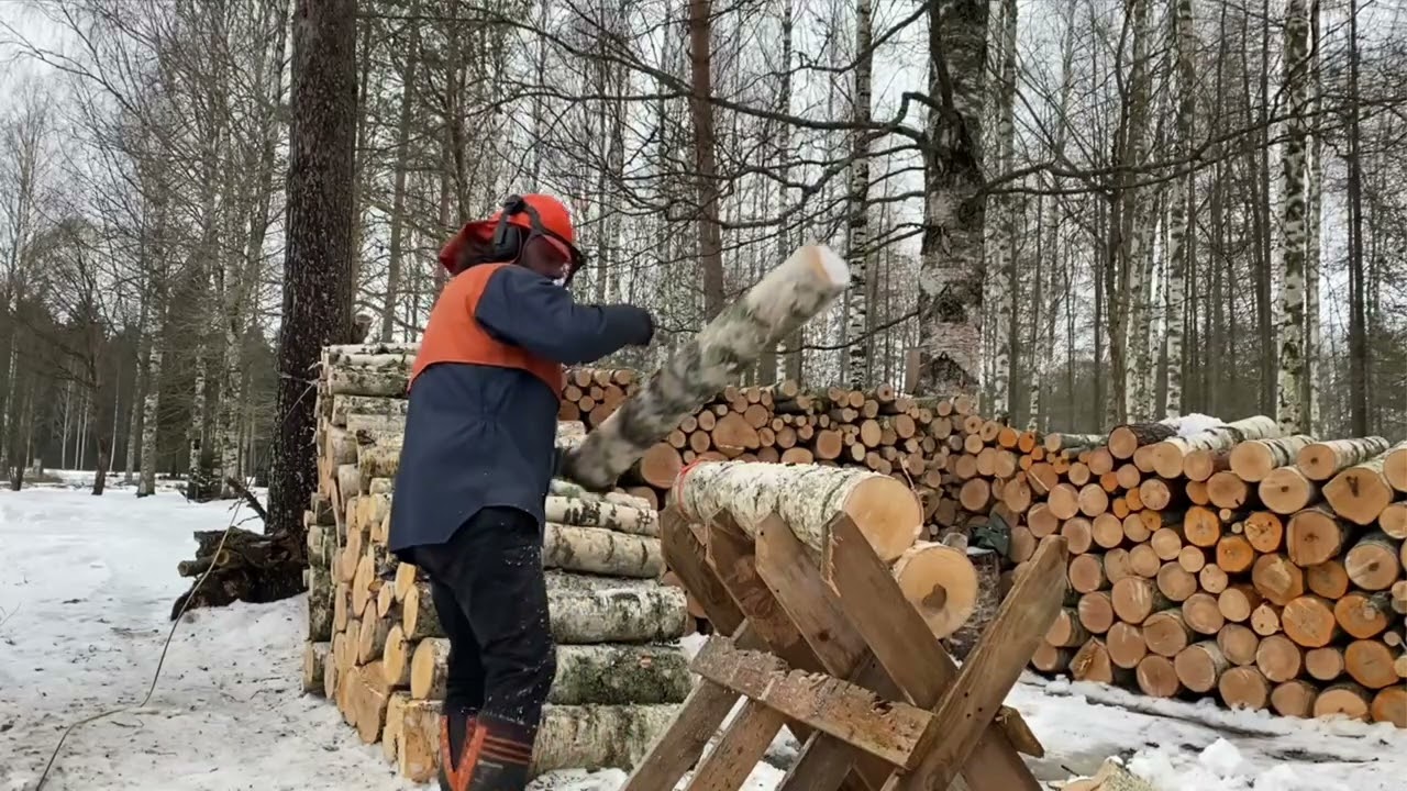 Kevätyllätys ja klapimittaan sahaus