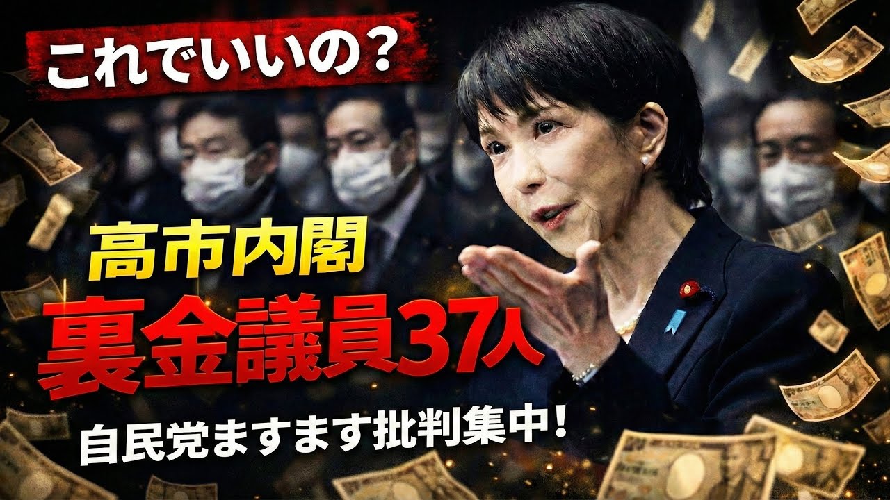 高市早苗、衆院選「裏金議員37人擁立＆比例重複OK」に批判殺到！元博報堂作家本間龍さんと一月万冊