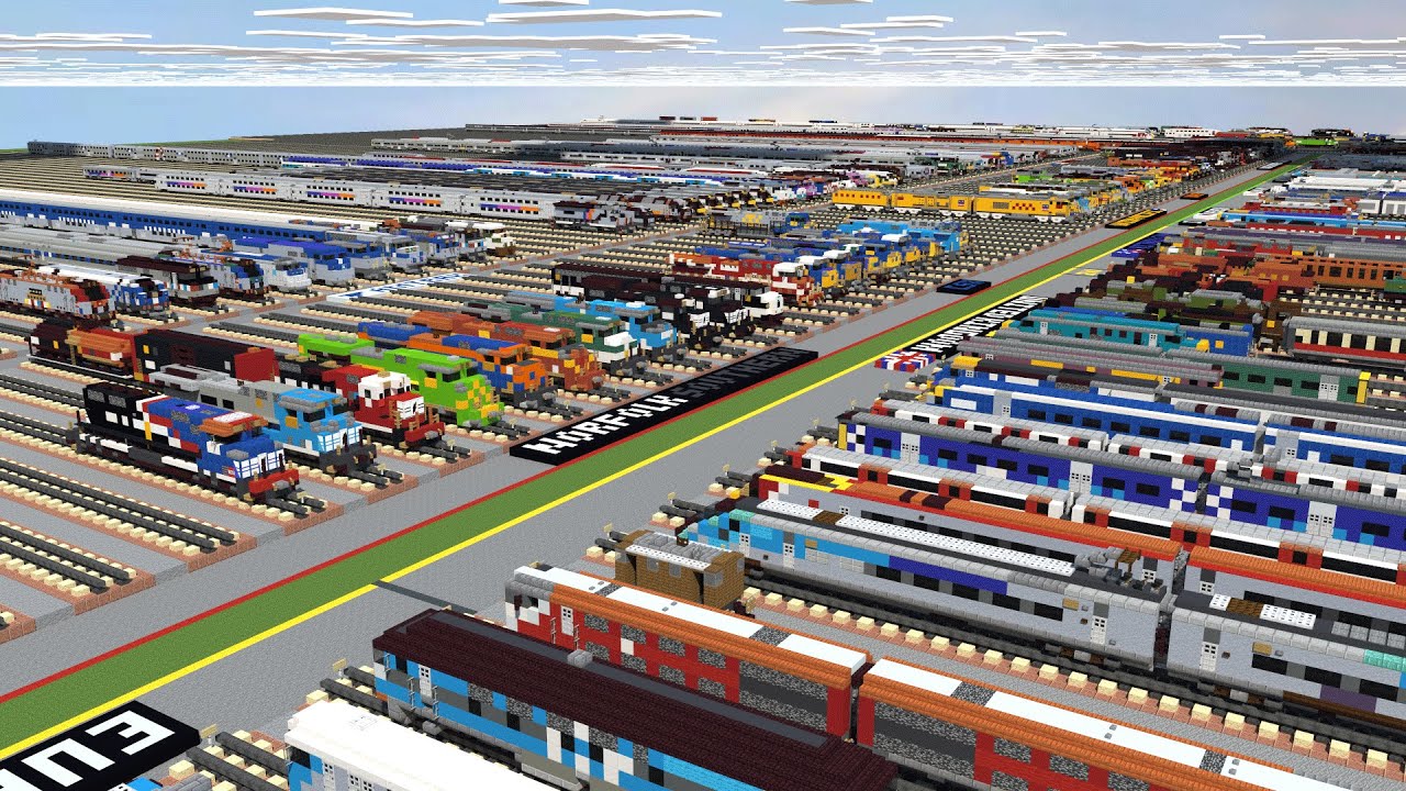 Minecraft Train Collection 2020 Review (200+)