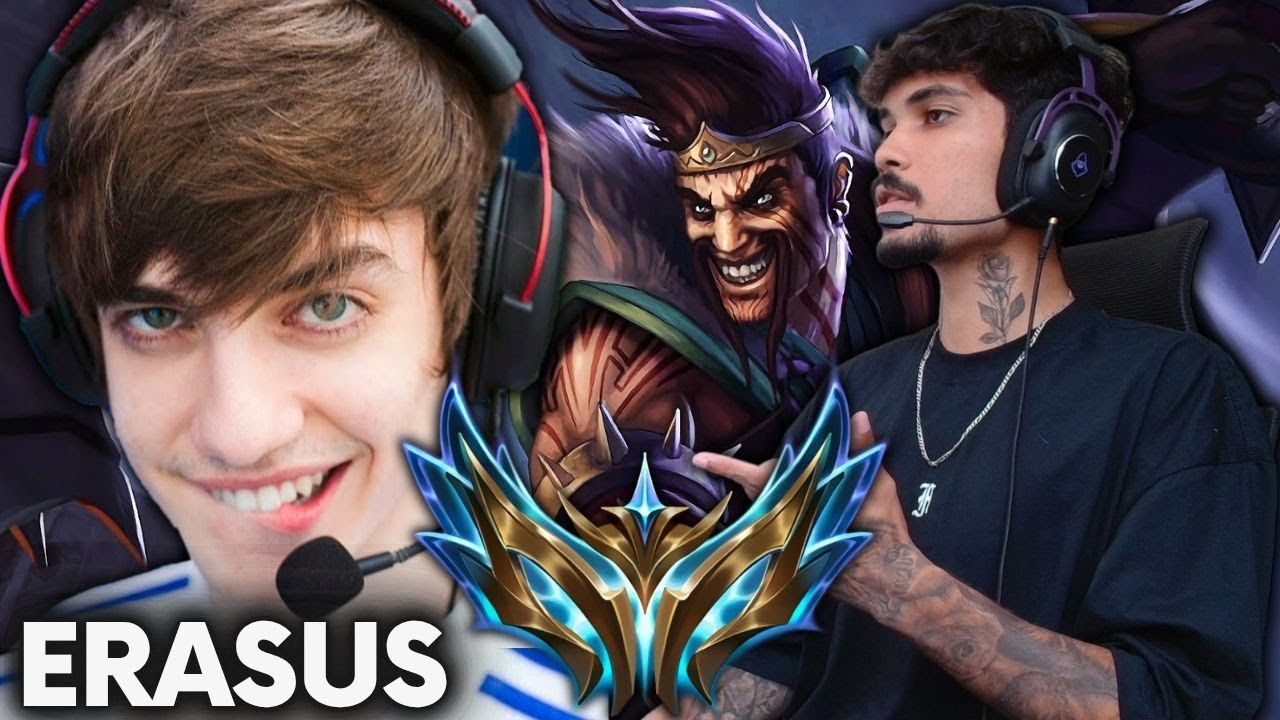 VIRANDO UM JOGO PERDIDO COM O ERASUS NO CHALLENGER #leagueoflegends  #leagueoflegendsbrasil #draven