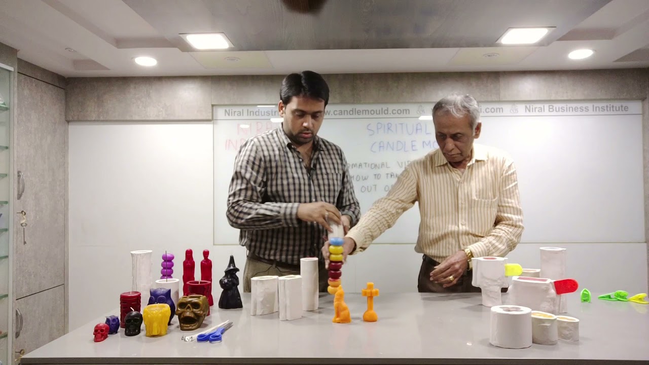 Taking Candle out of Pre-cut Mould | Spiritual Candle Mould New Arrival ~ Niral Industries