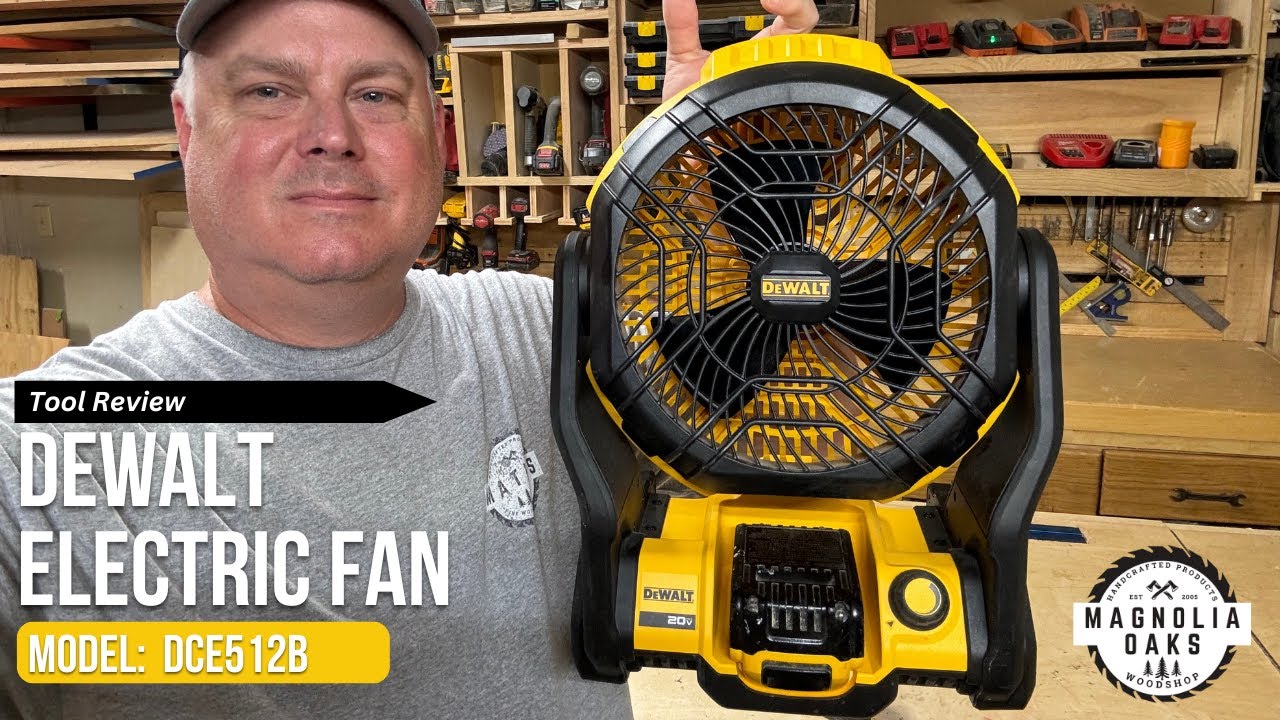 Электрический беспроводной вентилятор Dewalt &mdash; модель DCE512B &mdash; мой честный обзор