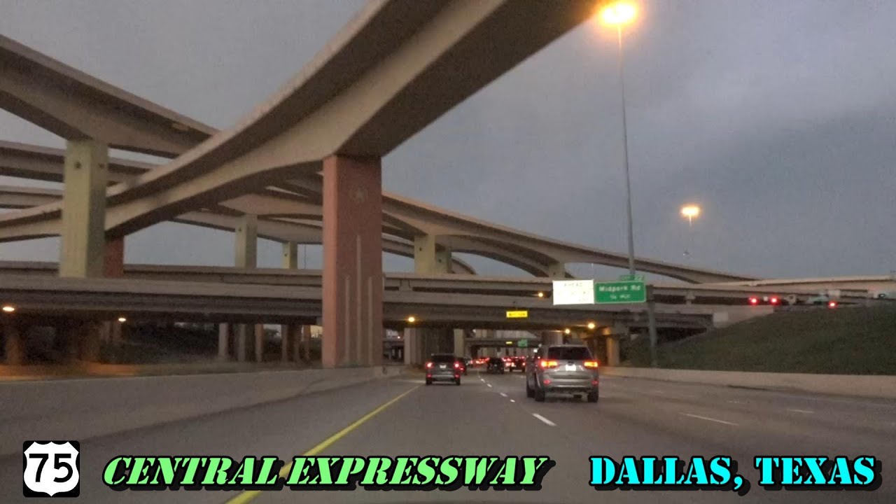 US-75 Central Expy NB - Dallas to Melissa, TX (Stormy Sunset Drive)