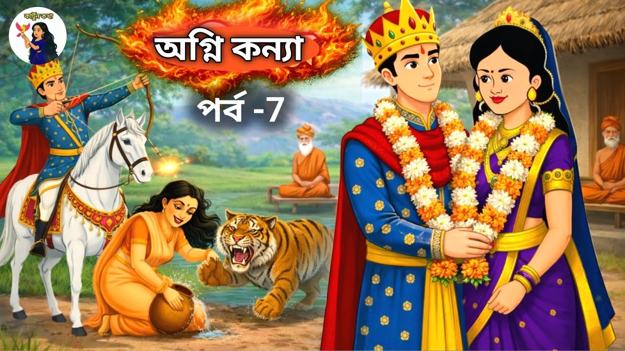 অগ্নি কন্যা পর্ব ৭।thakumar jhuli cartoon ।Bangla golpo।Bangla cartoon। Bangla moral story 