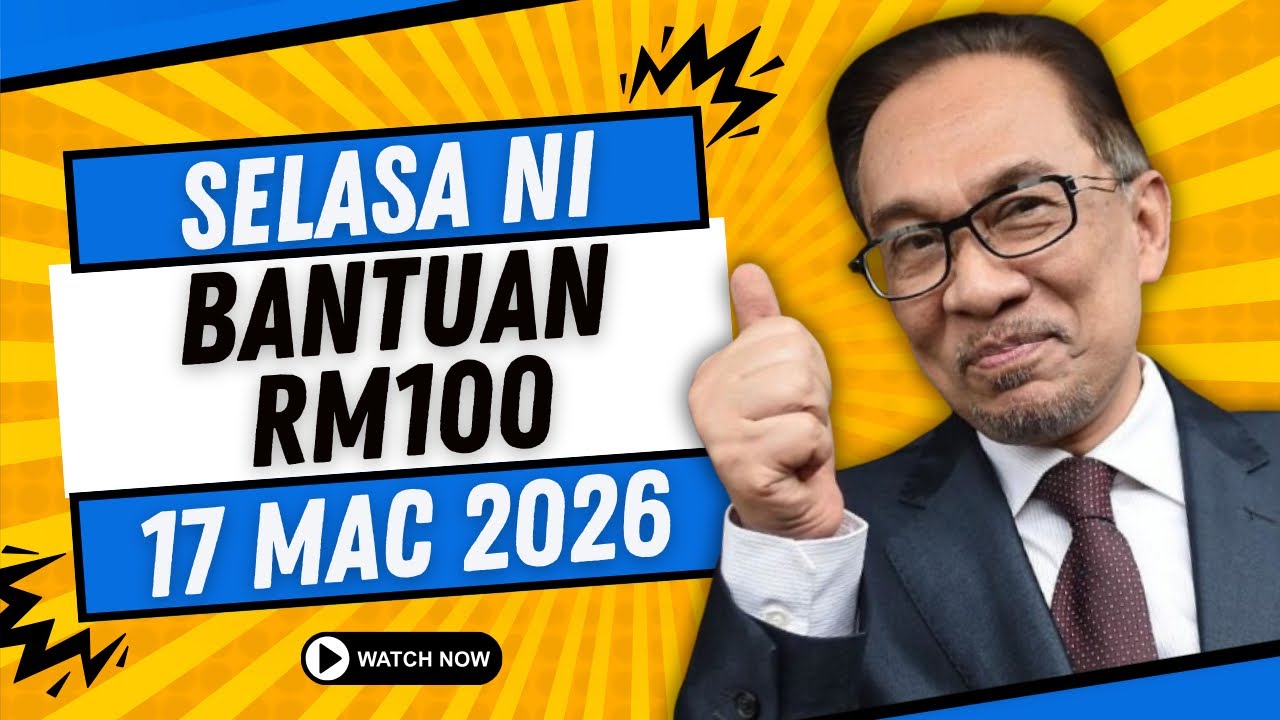 SELASA NI ADA BYRN BANTUAN RM100! 
