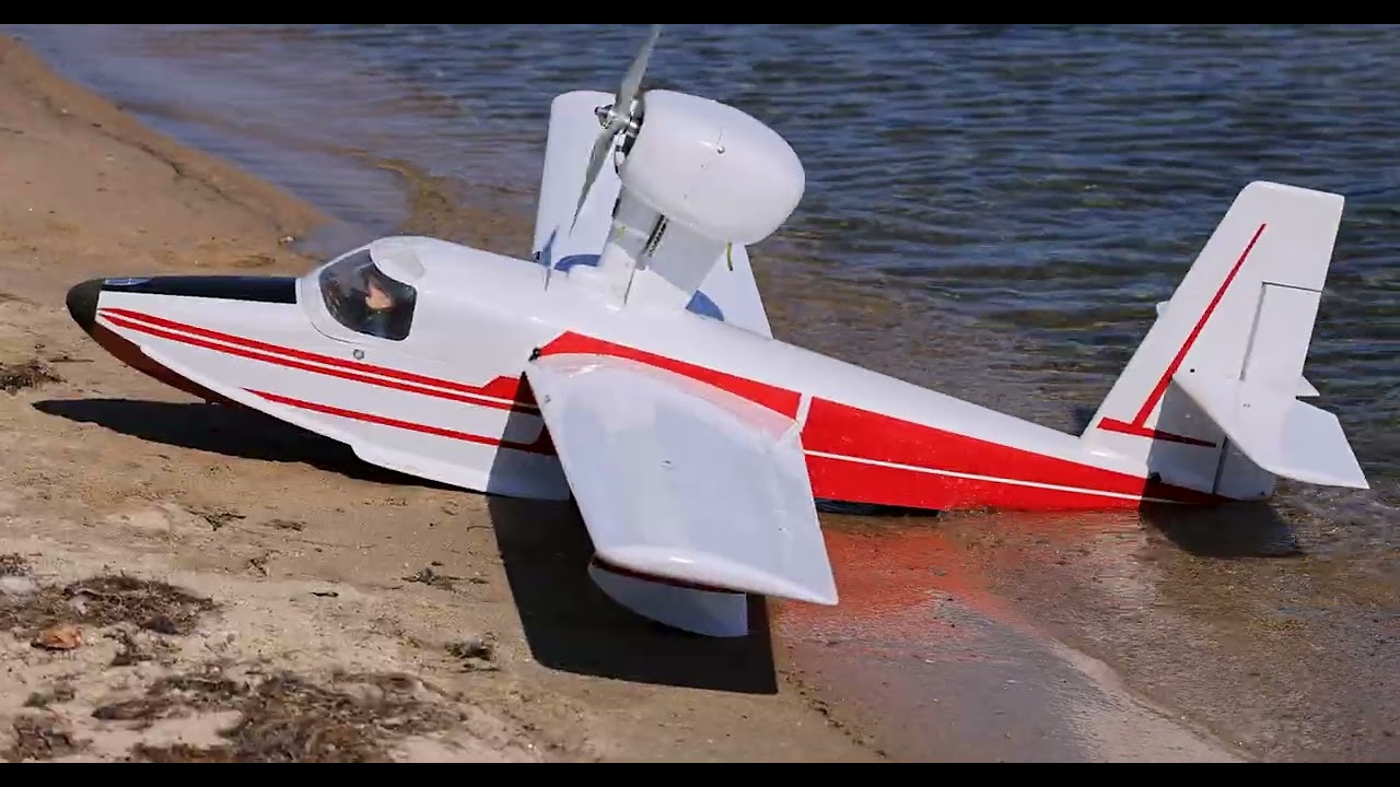 Sandy Point Model airplane float fly - Fall 2024 4K