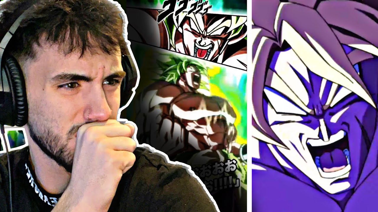 NEW ANIME FAN REACTS TO DBS BROLY AND GOGETA DOKKAN ANIMATIONS!!