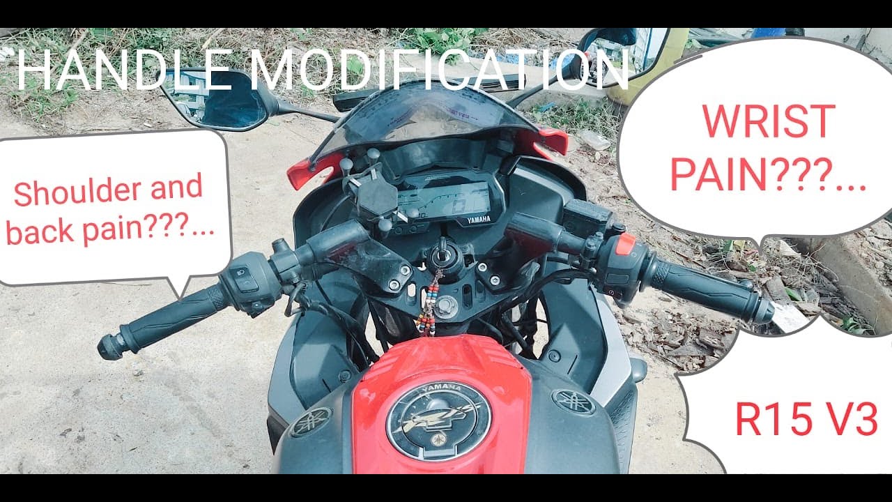 R15 V3 modification of handle, sliders, winglet and complete video... Avoid wrist pain...