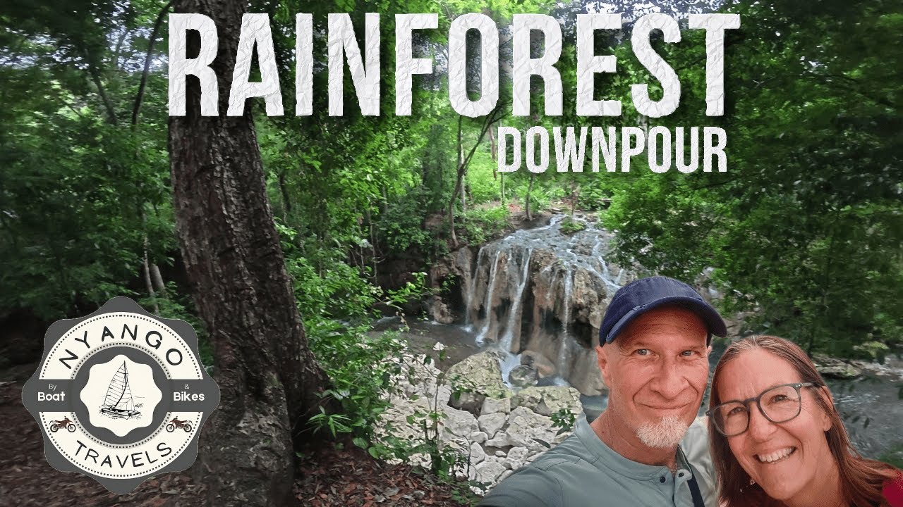 Caught in a Tropical Downpour: Hot Waterfall Bath, Mayan Village Hike & Canyon Tubing!  S1|E7