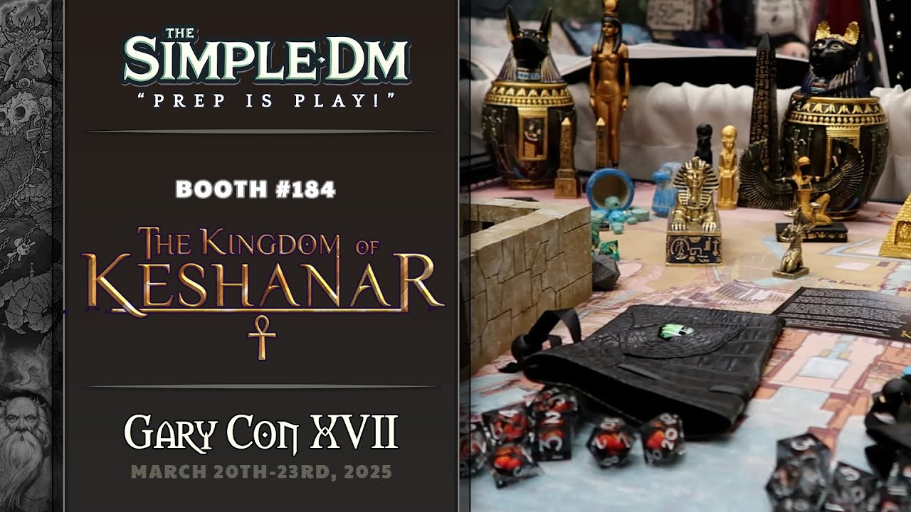 Kingdom of Keshanar Egyptian-Inspired Immersive TTRPG Engine coming to Kickstarter