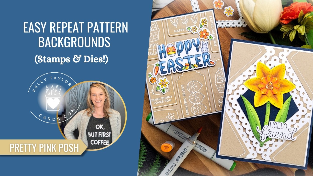 Easy Repeat Pattern Backgrounds (Stamps and Dies!): Social & Preschool
