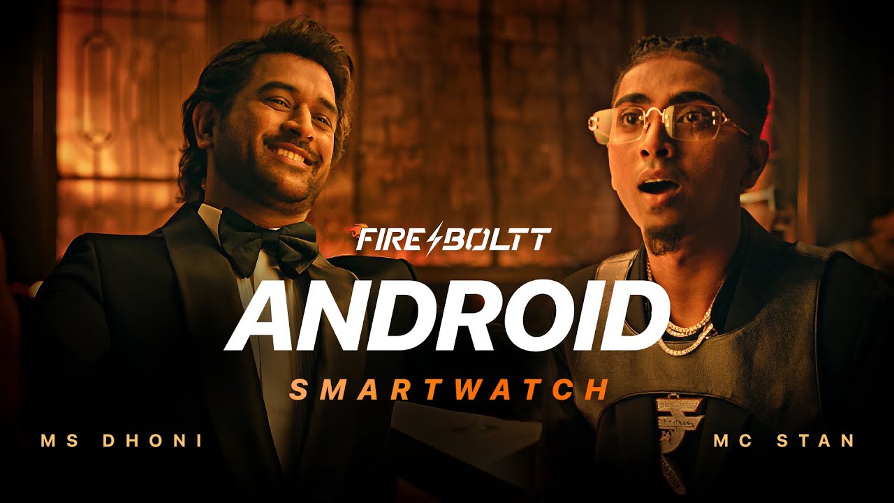 Умные часы Fire-Boltt Android — Dream | с участием MS Dhoni и MC Stan | #GaleTohMil