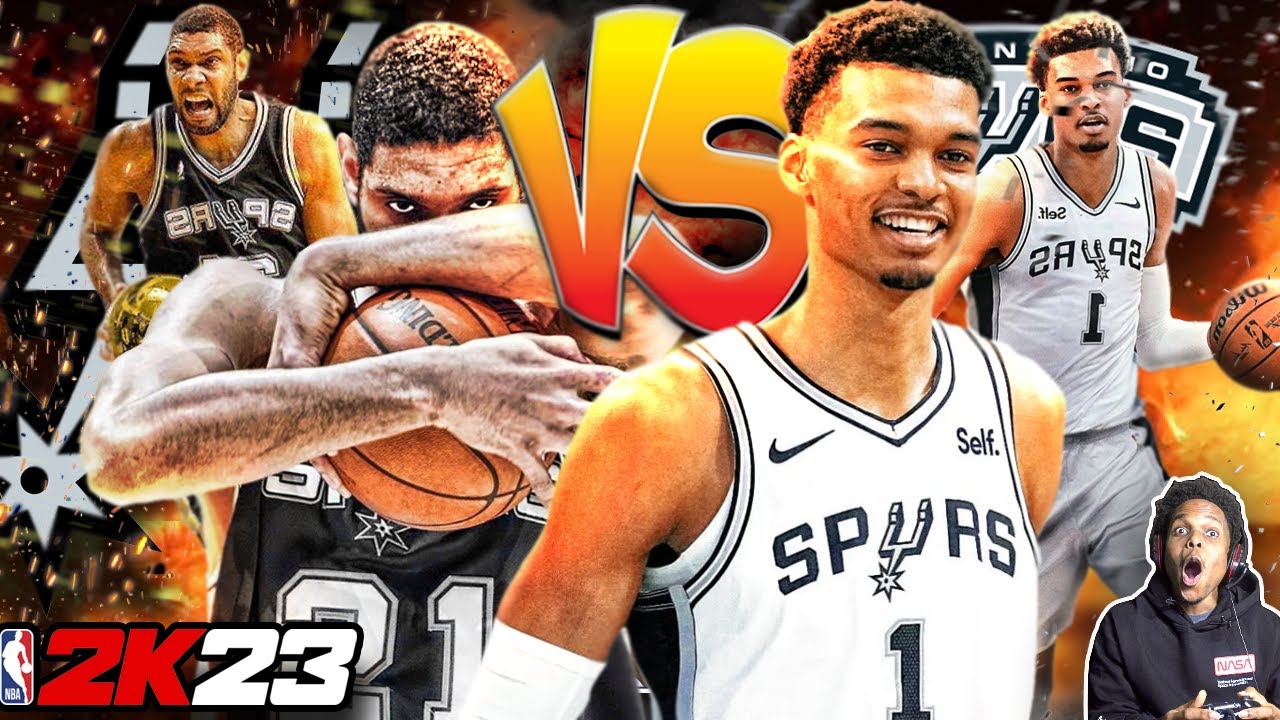 The Passing Of The Torch! Victor Wembanyama VS Tim Duncan! NBA 2K23