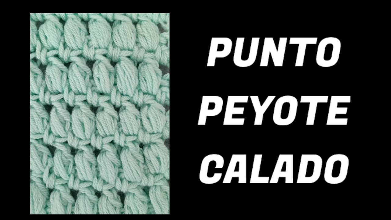 PUNTO PEYOTE EN CROCHET #crochet #tutorial