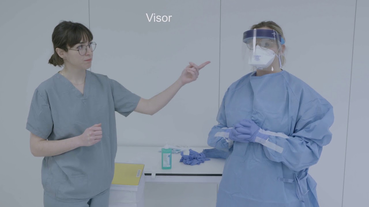 PPE video guide - Airborne precautions (PPE)
