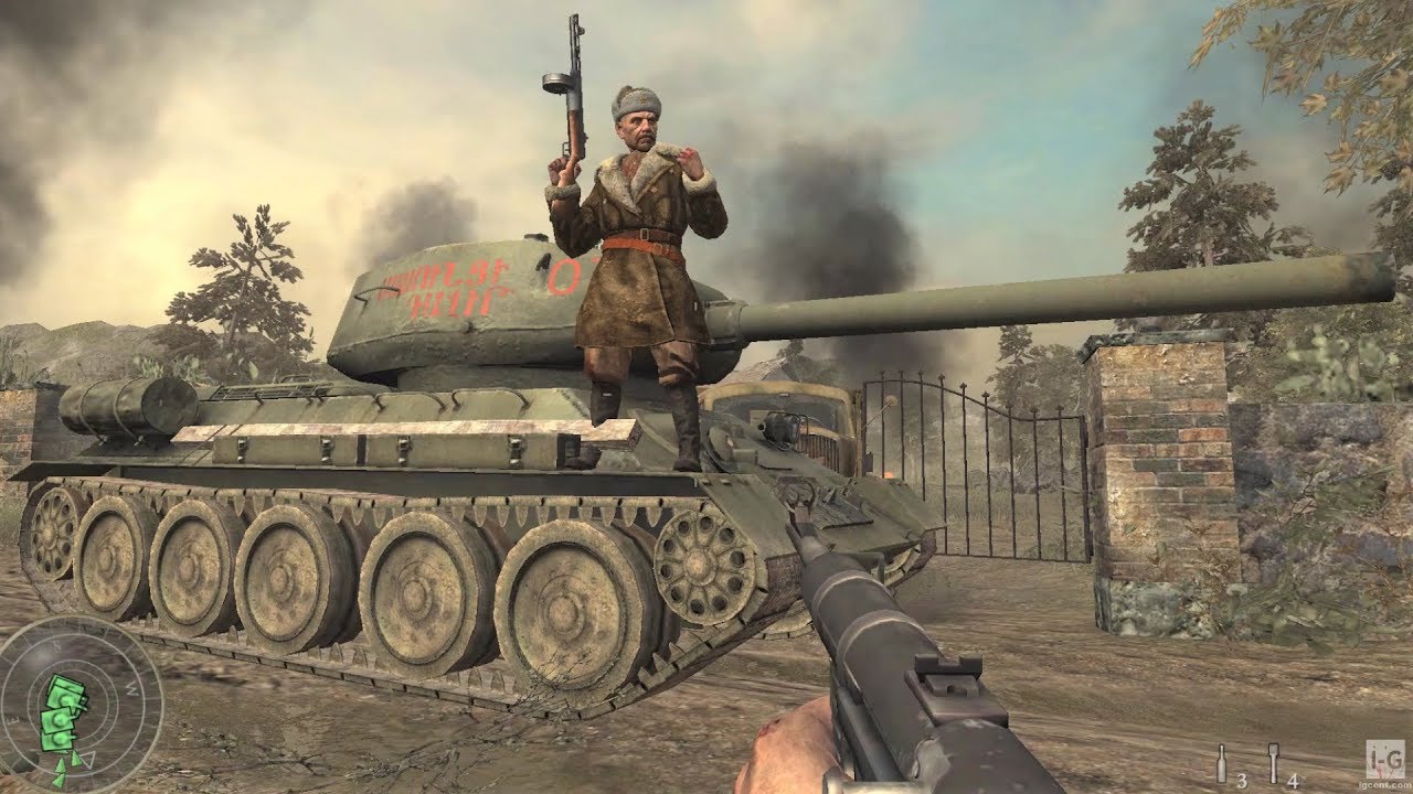 WW2 - Soviet Army Getting Close to Berlin - Battle of the Seelow Heights - Call of Duty World at War