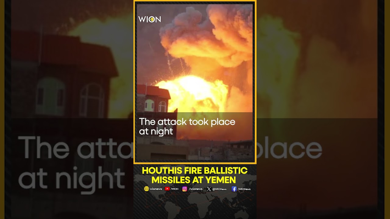 Houthi-Yemen War: Houthis Launch Ballistic Missile Attack On Yemen | WION Shorts