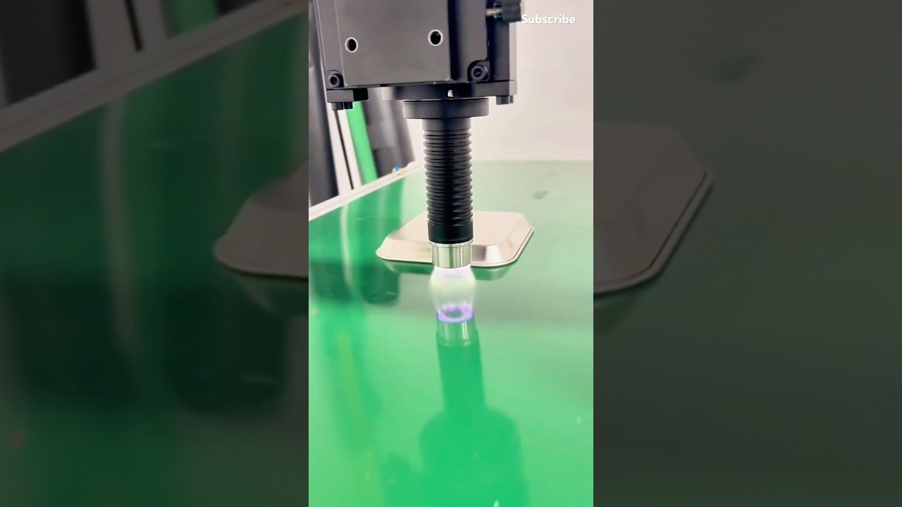 The process of corona treatment on the surface of stainless steel #tools #technology
