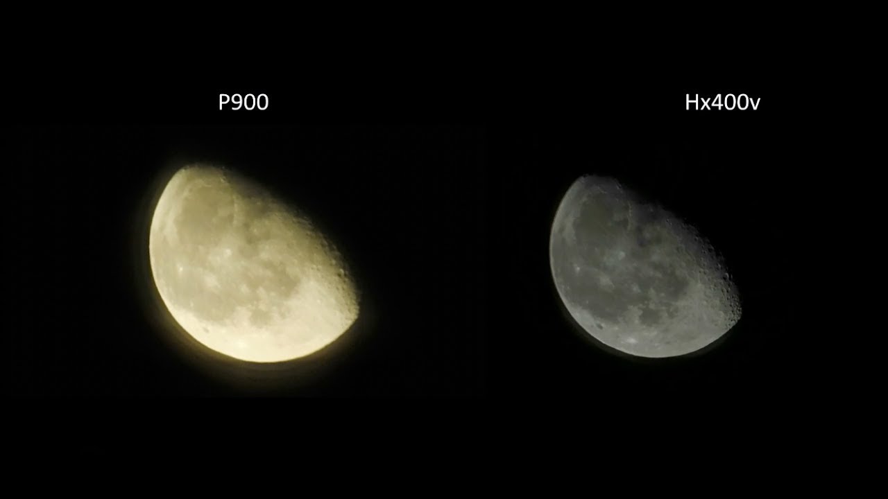Nikon P900 vs Sony  Hx400v |MOON ZOOM TEST