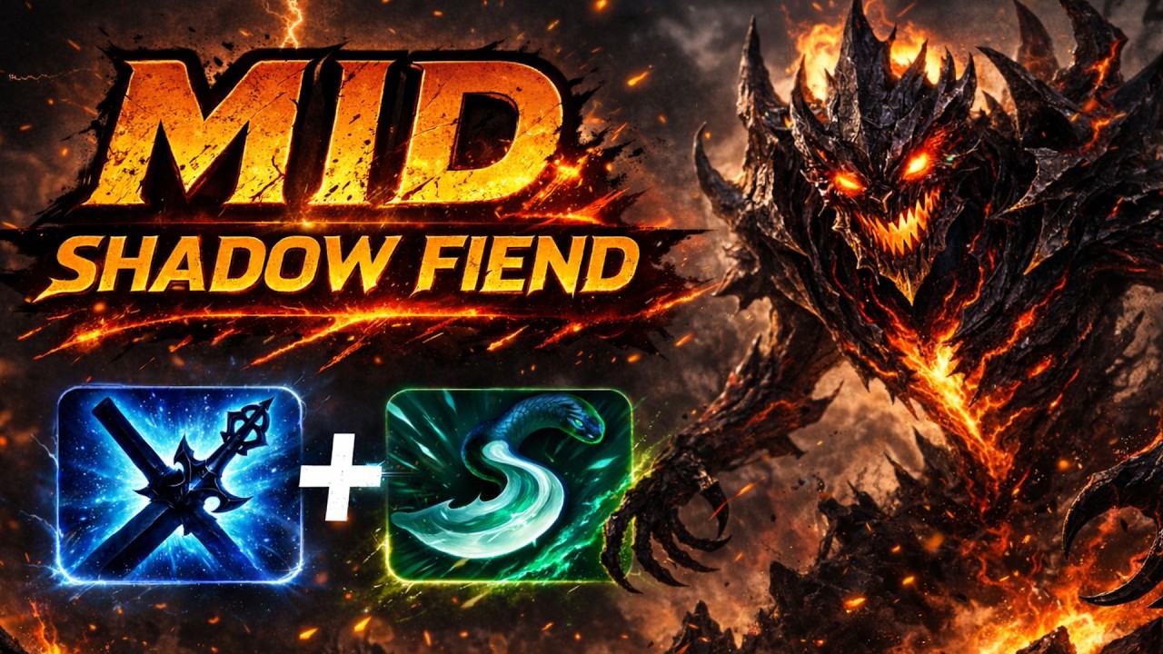 ТОП 1 МІДЛЕЙНЕР НОВОГО ПАТЧУ🔥| ІМБА І НЕ КОНТРИТЬСЯ?😨|SHADOW FIEND 7.40C👍| @ssooll228