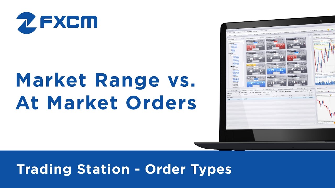 Market Range vs At Market Orders | FXCM Trading Station Functionality