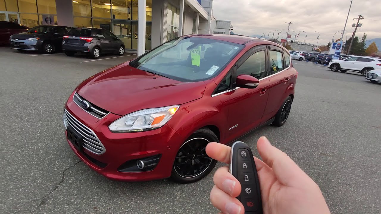 2017 Ford C-Max Hybrid Titanium feature review!!