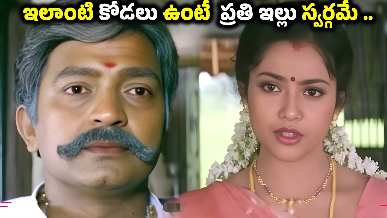 ఇలాంటి కోడలు అంటే ప్రతి ఇల్లు  స్వర్గమే .. Telugu Movie Meena Rajshekar Best Emotional scene