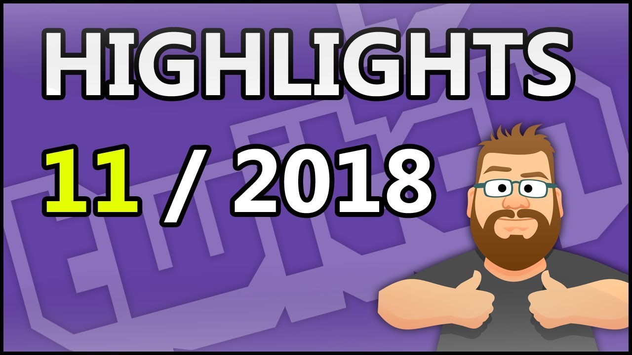 TWITCH HIGHLIGHTS MOONBOONSWORLD - NOVEMBER 2018