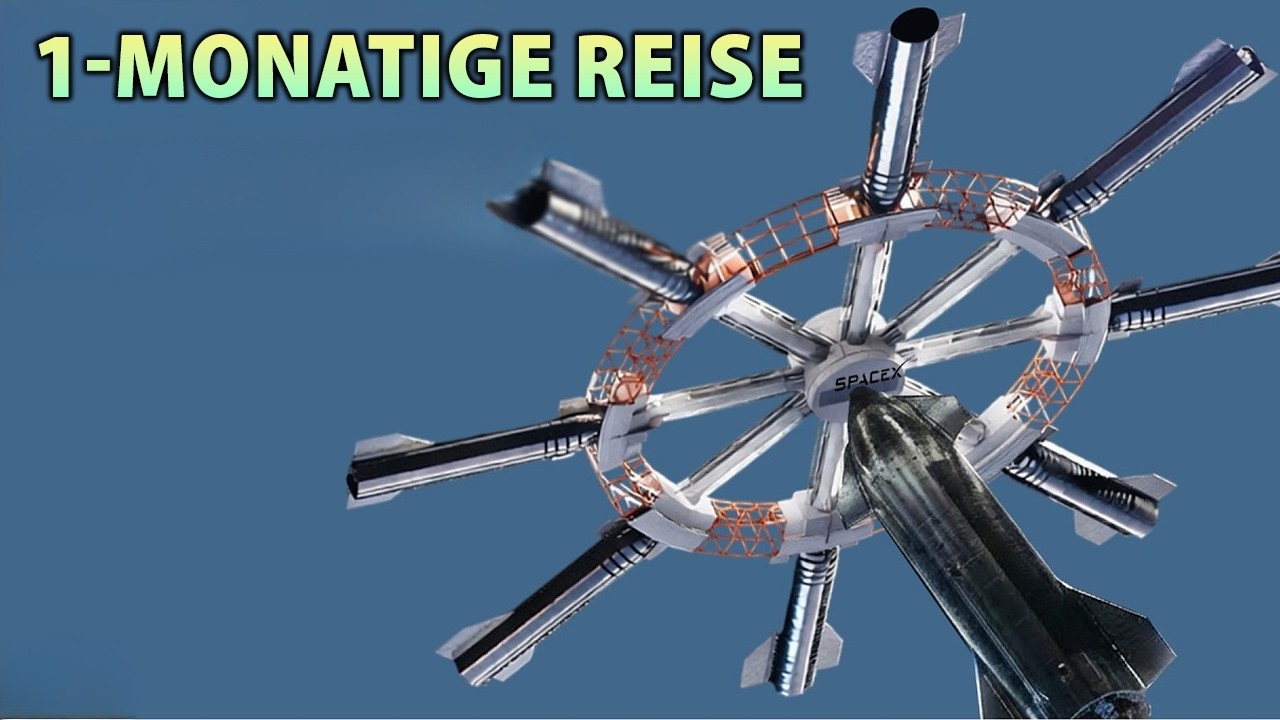 Die geniale Lösung von SpaceX zum Aufbau einer Kolonie: Starship-Mars-Cycler!