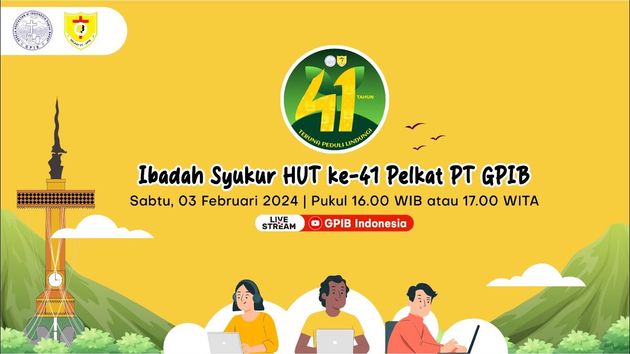 IBADAH SYUKUR HUT Ke 41 Pelkat PT GPIB | LIVE EVENTS