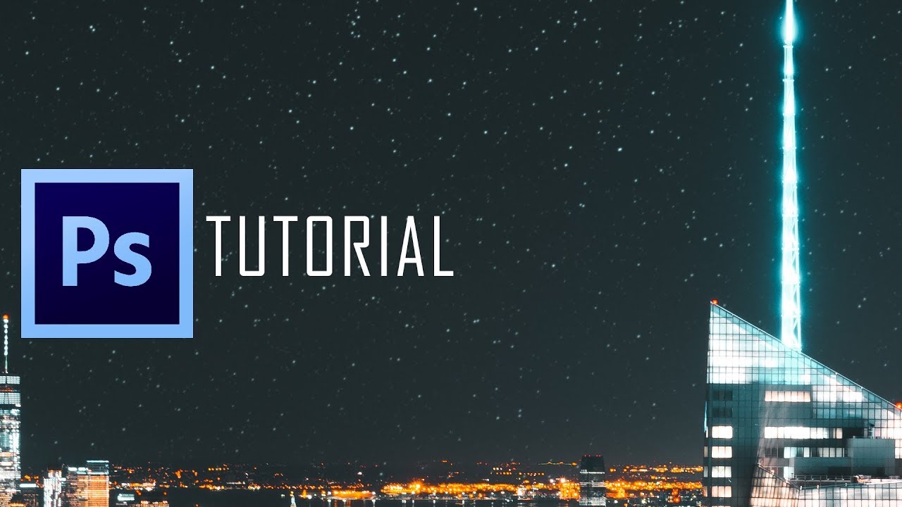 [GER / EN sub] Photoshop Tutorial: Zwei Methoden für einen Sternenhimmel