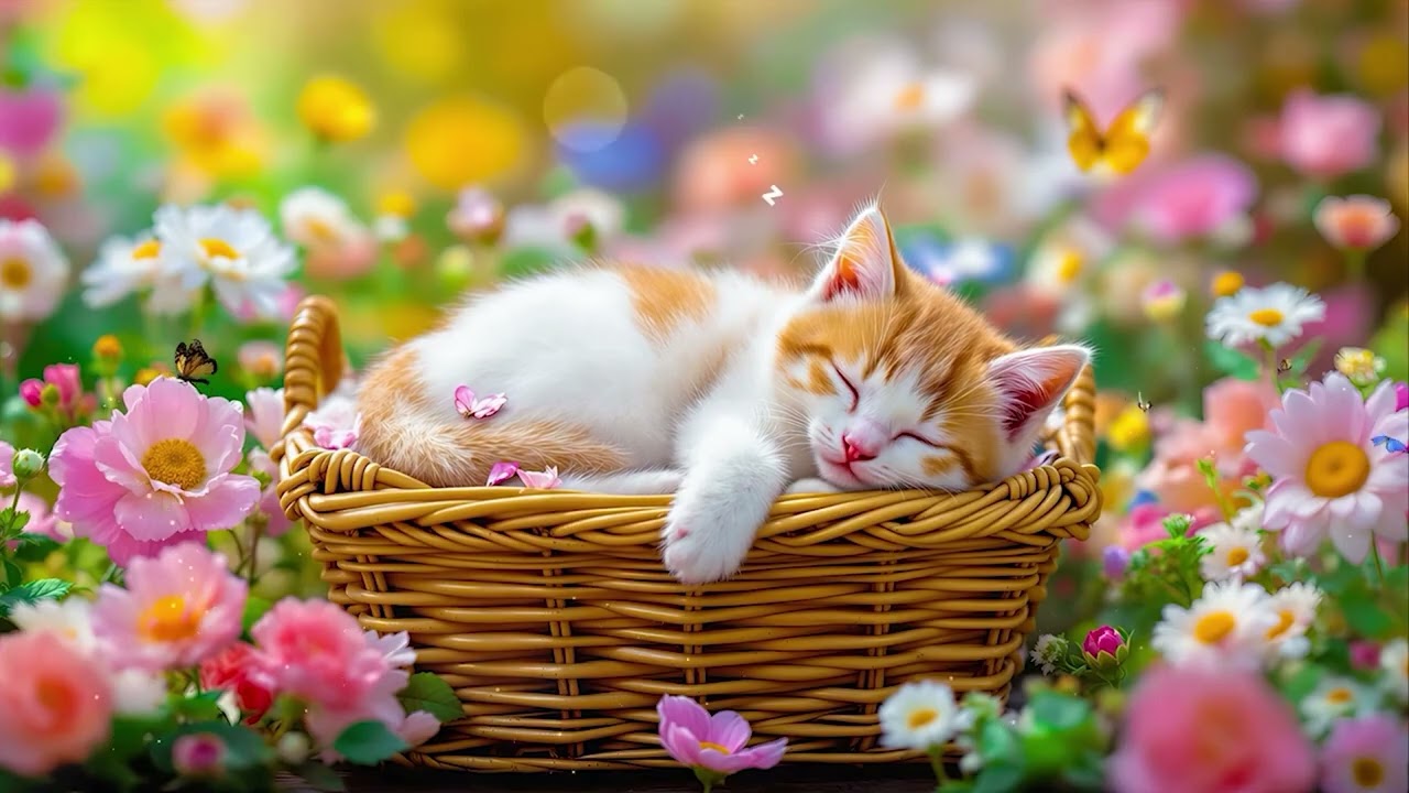 10 Horas De Música Para Dormir Gatos - Música Para Relajación Profunda, Piano Suave Y Sueño Profundo