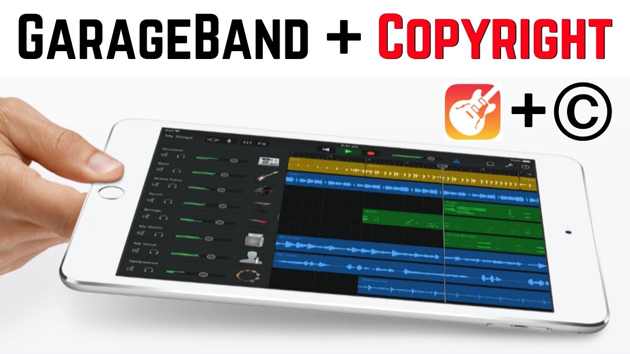 How to avoid COPYRIGHT claims using GarageBand