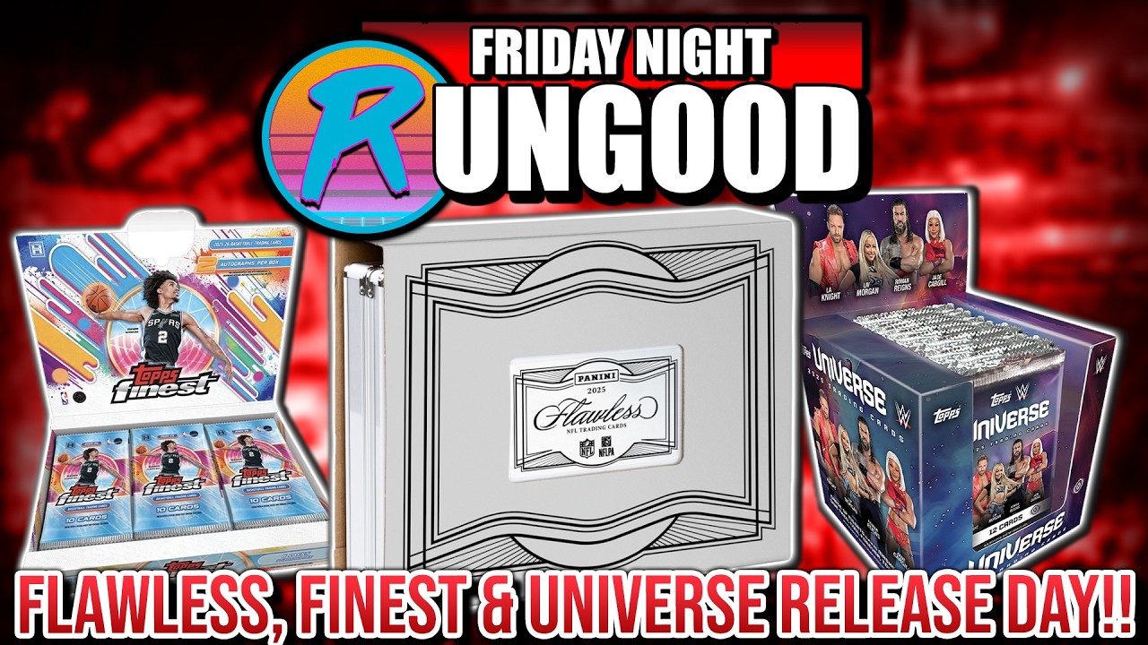FRIDAY NIGHT RUNGOOD!!! | WWE Universe + Flawless NFL + Finest NBA Release Day!! (RGL 5118-5124)