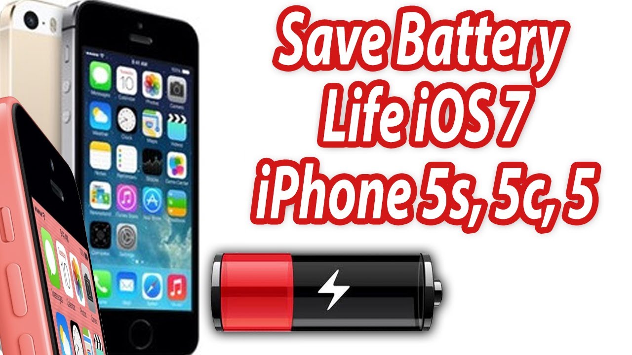 How To Save Battery Life iPhone 5s And 5c - iOS 7 Battery Saving Tips