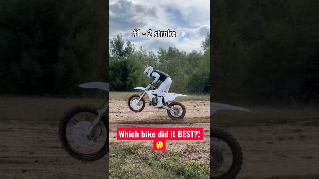 2 stroke VS electric HEAD TO HEAD comparison!! ⛽️⚡️😱